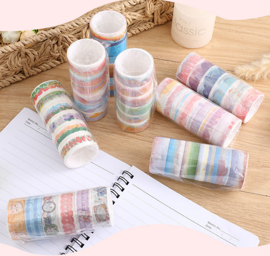 6roll/set Random Color Landsca - Washi Tape Set 리뷰 및 가격