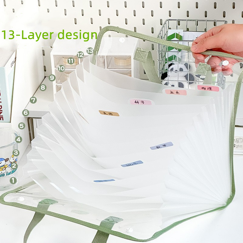 13-Layer A4 File Folder Storag - Office Stationery And Supply 리뷰 및 가격
