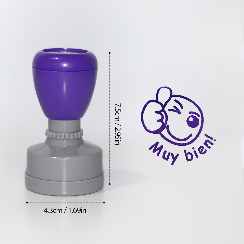 Color 3 pieces large Spanish e - Self Inking Stamp 리뷰 및 가격