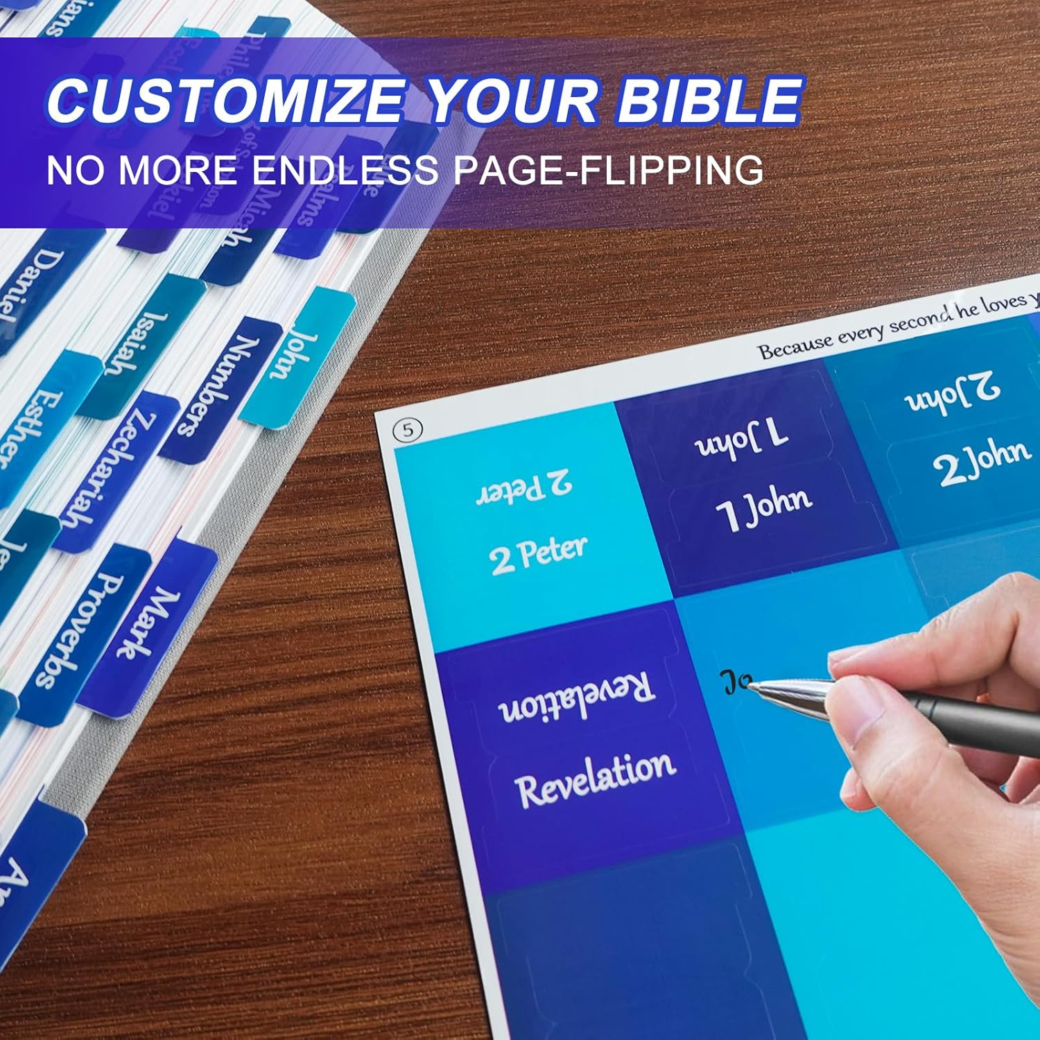 Bible Tabs for Women and Men E - Index Tab Divider 리뷰 및 가격