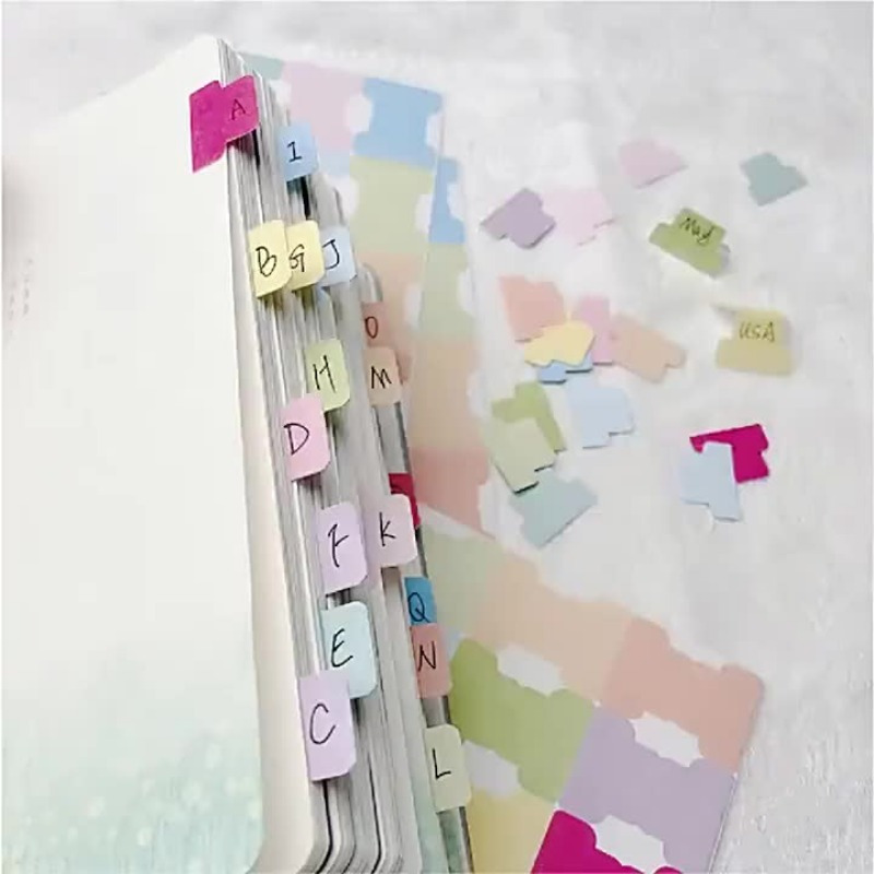 Colorful Sticky Index Tabs - W - Index Tab Divider 리뷰 및 가격