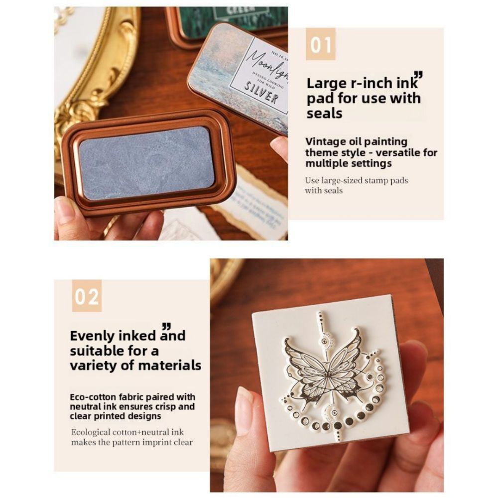 New Colorful Vintage Ink Pad E - Self Inking Stamp 리뷰 및 가격