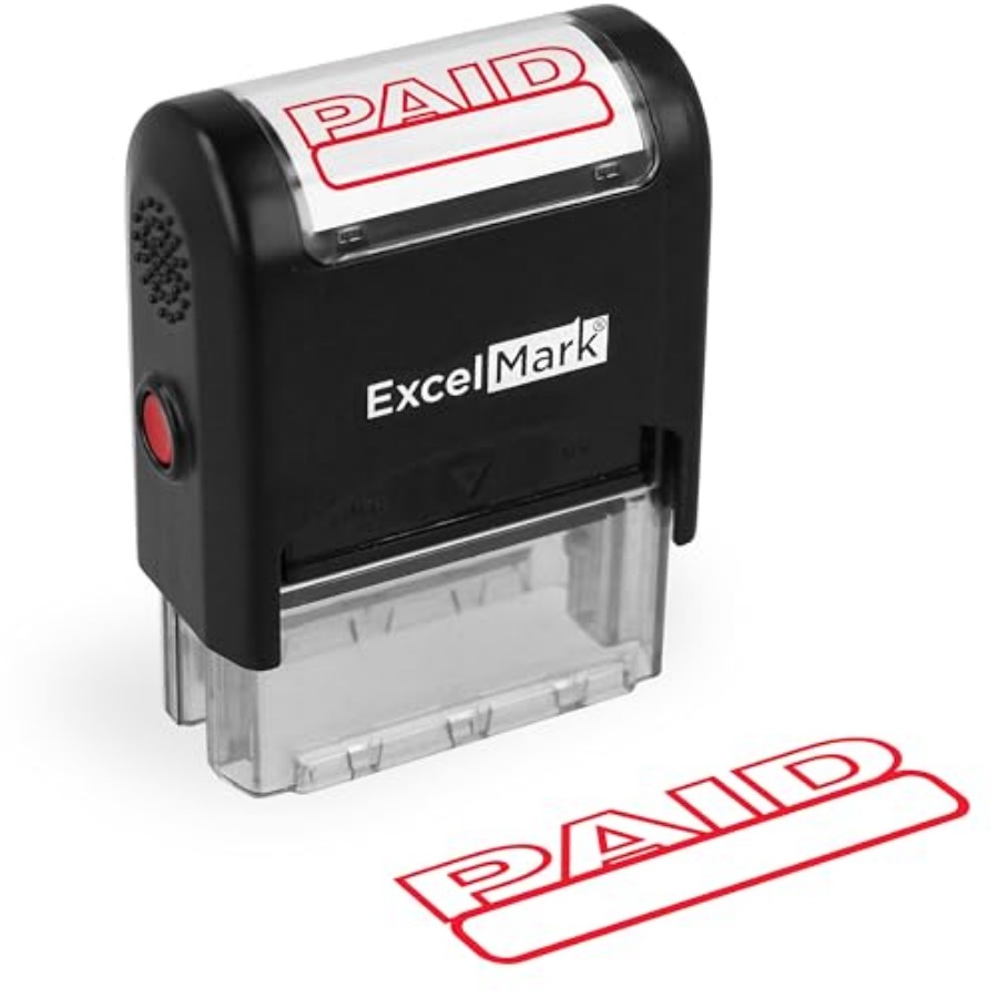 Self Inking Rubber Stamp - Red - Self Inking Stamp 리뷰 및 가격