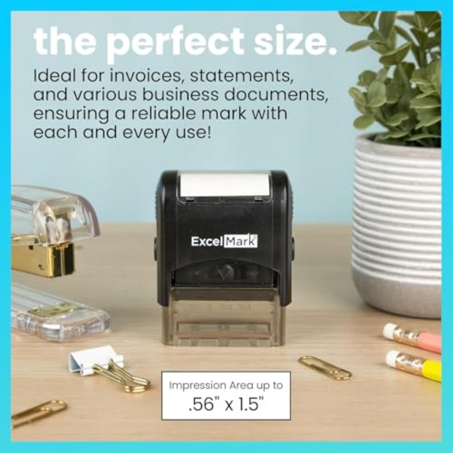 Self Inking Rubber Stamp - Red - Self Inking Stamp 리뷰 및 가격