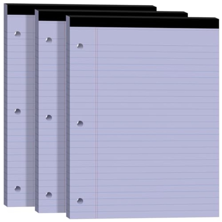 Legal Pads 8.5x11, Purple Lega - Paper Punch 3 Hole 리뷰 및 가격