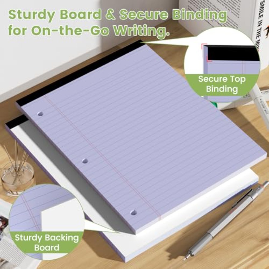 Legal Pads 8.5x11, Purple Lega - Paper Punch 3 Hole 리뷰 및 가격