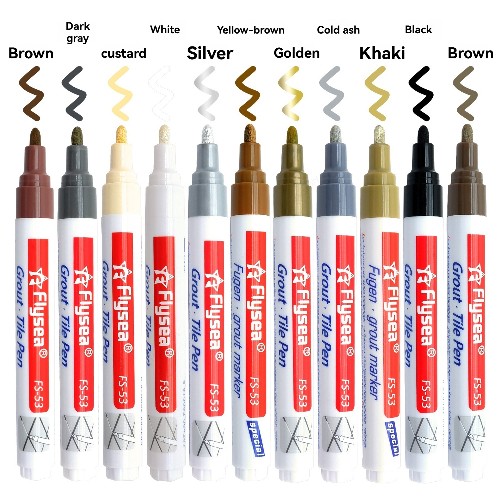 1/3/6Pcs White Waterproof Tile - Whiteboard Marker Set 리뷰 및 가격