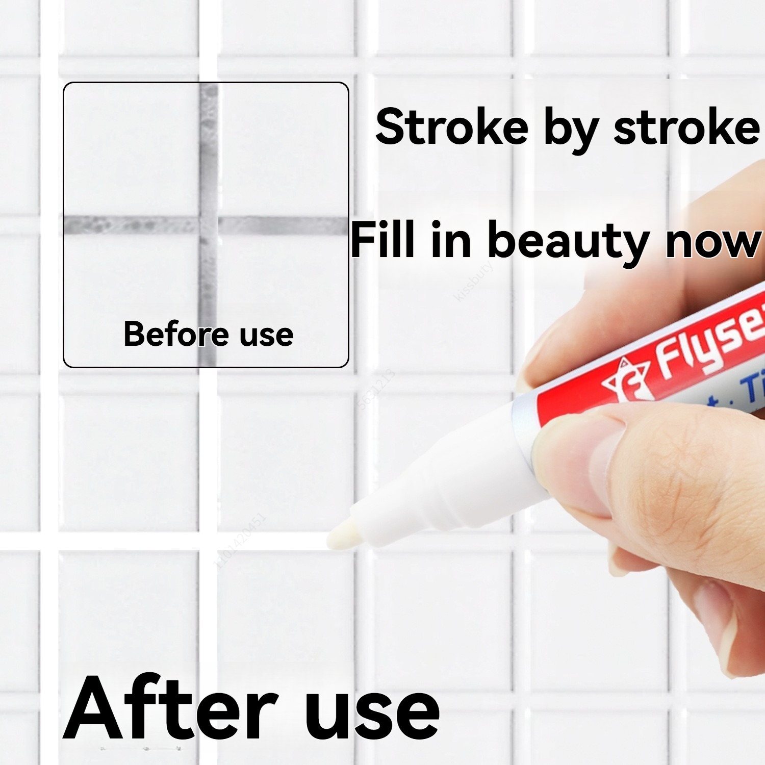 1/3/6Pcs White Waterproof Tile - Whiteboard Marker Set 리뷰 및 가격