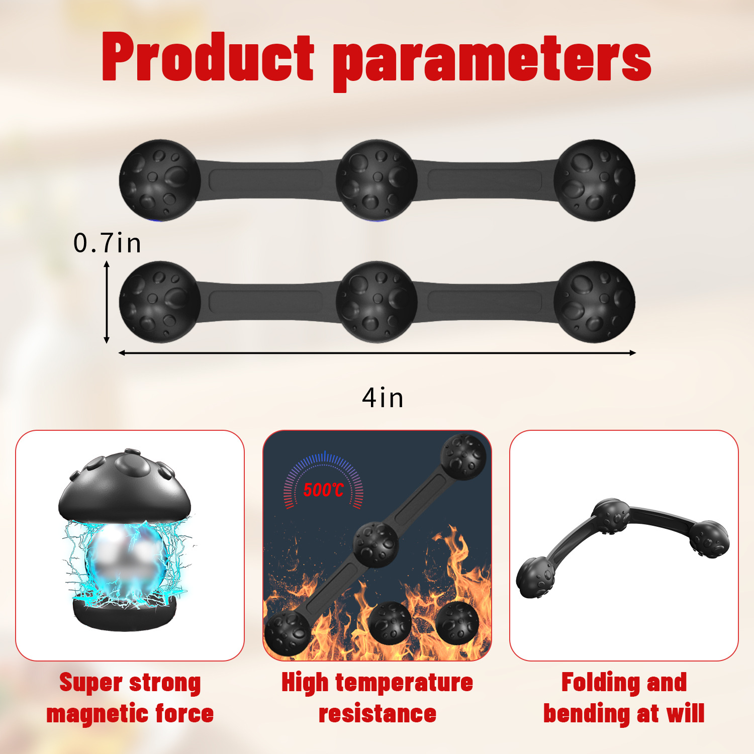 1/2sets Silicone Air Fryer Mag - Paperclip Magnetic Set 리뷰 및 가격