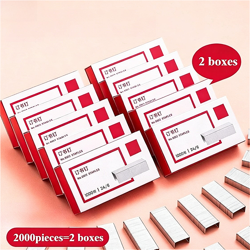 2-Box Bulk Staples 2000 Pieces - Total Stationery & Office Supply 리뷰 및 가격